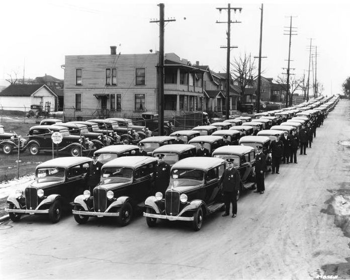 1933 Chevrolet Factory Photo Detroit Police Dept