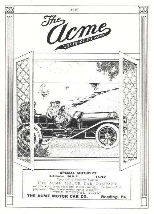 Acme ad 1910