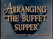 Arranging a Buffet Supper